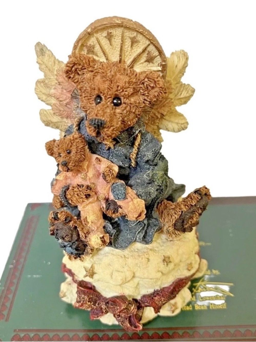 Boyds Bears Bearstone - Angelica the Guardian Trinket Box Collectible Figurine